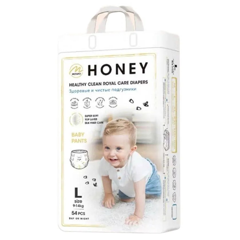Bỉm - Tã quần Honey Premium size L 48 miếng (9-14kg)